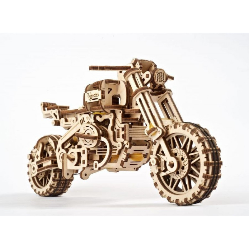 UGEARS SCRAMBLER UGR-10 WITH SIDE CARRIER (70137) mechanický model