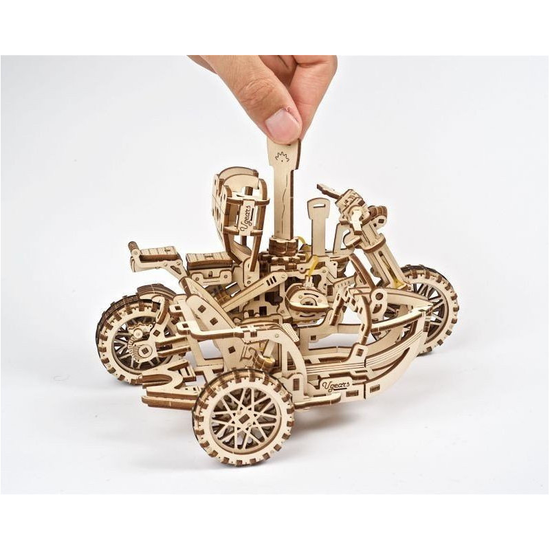 UGEARS SCRAMBLER UGR-10 WITH SIDE CARRIER (70137) mechanický model