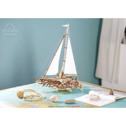 UGEARS TRIMARAN Sailing YACHT (70059) mechanical model