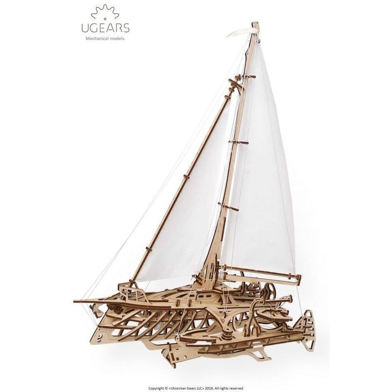 UGEARS TRIMARAN Sailing YACHT (70059) mechanical model