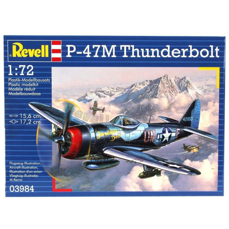 REVELL 1/72 P-47 M THUNDERBOLT (03984)
