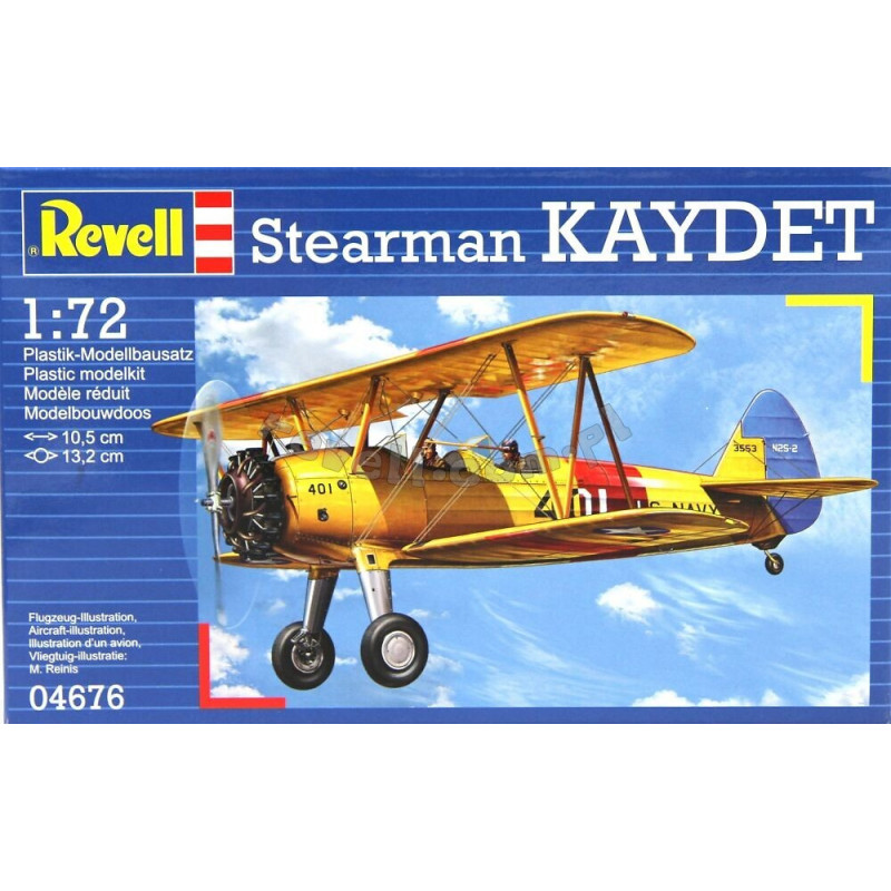 REVELL 1/72 CVIČNÝ LETOUN STEARMAN KAYDET (04676)