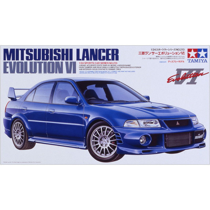 TAMIYA 1/24 MITSUBISHI LANCER EVOLUTION VI (24213)