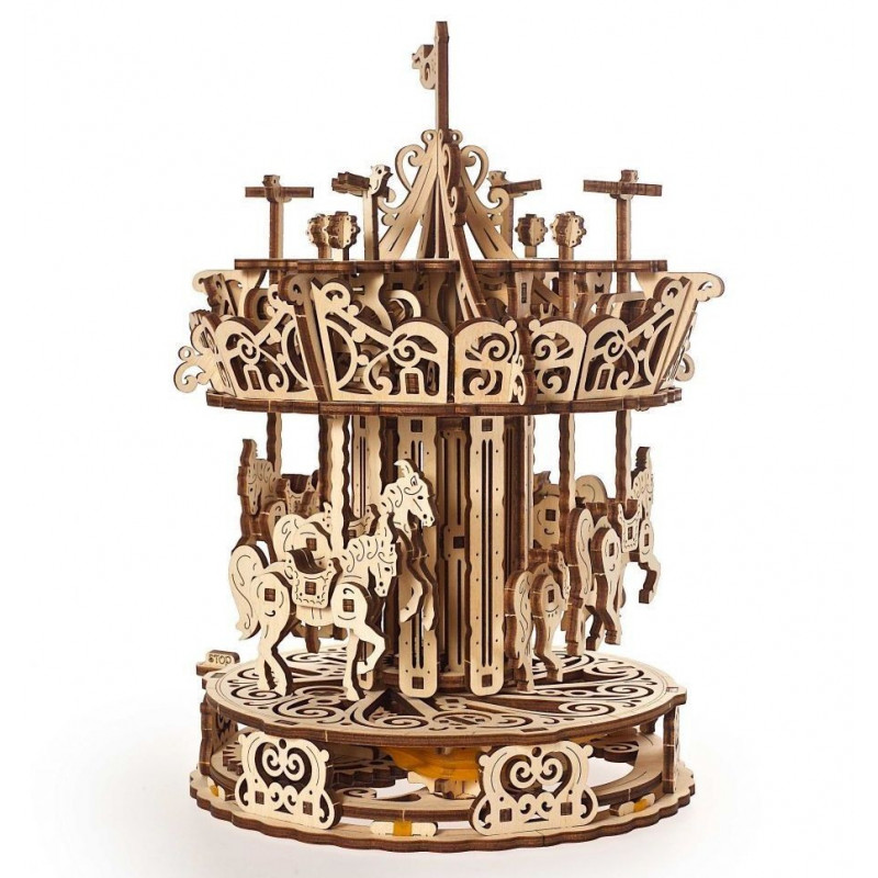 UGEARS KARUZELA (70129) model            mechaniczny - WYPRZEDAŻ ! mega cena !