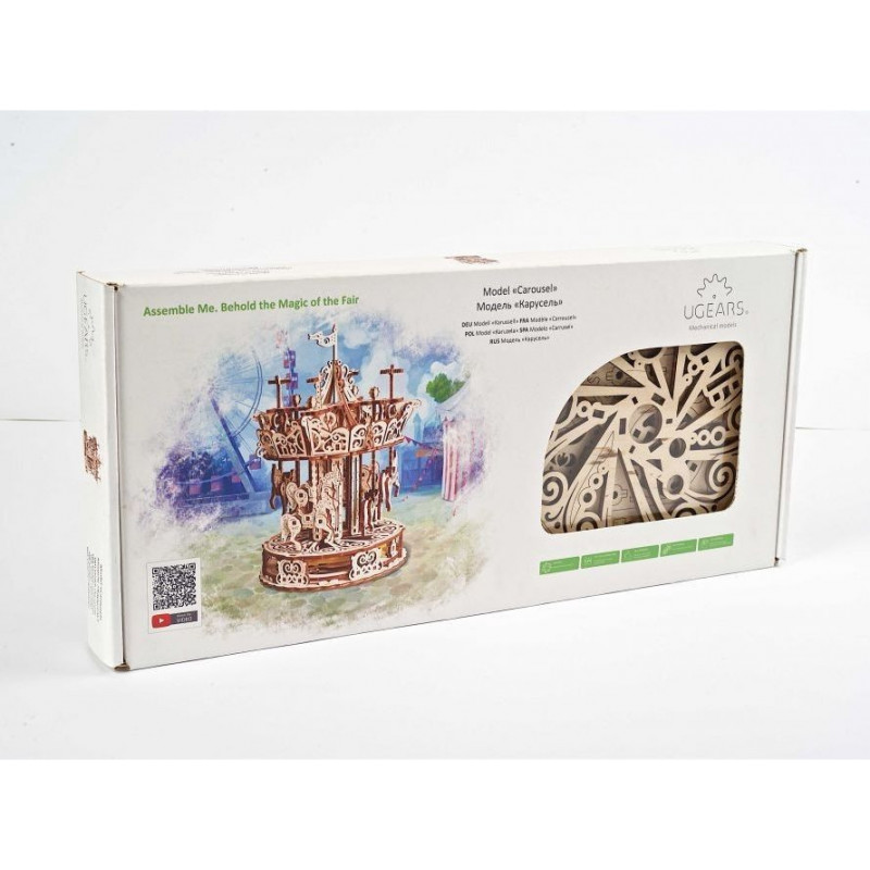 UGEARS KARUZELA (70129) model            mechaniczny - WYPRZEDAŻ ! mega cena !