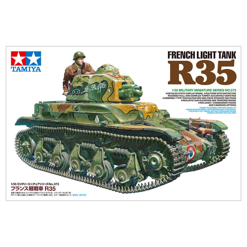 TAMIYA 1/35 FRENCH LIGHT TANK R35 (35373)