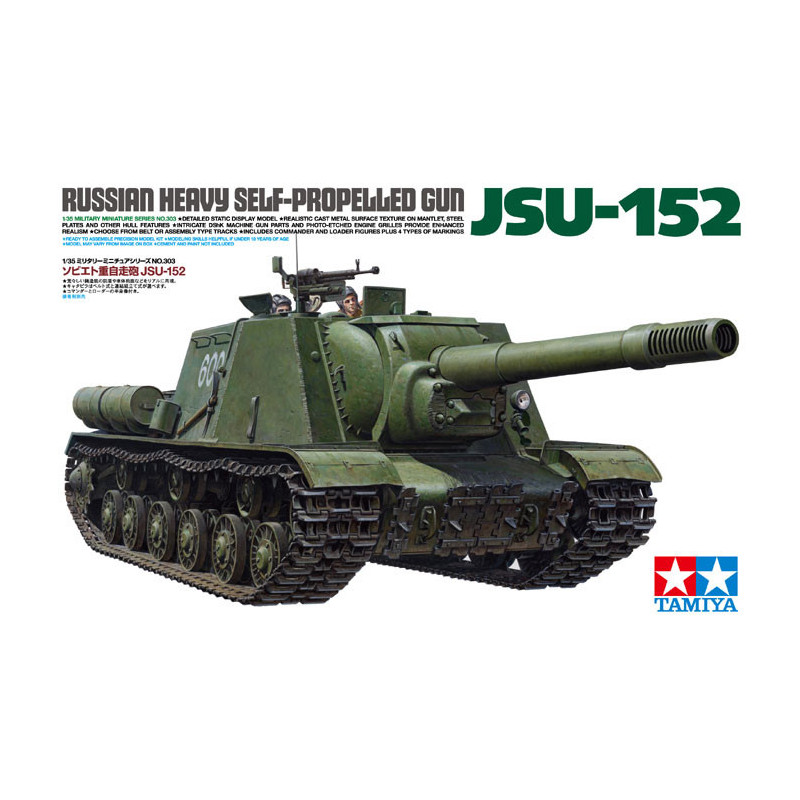 TAMIYA 1/35 RUSKÝ TĚŽKÝ KANÓN JSU-152 (35303)