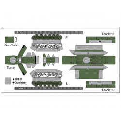 TAMIYA 1/35 RUSSIAN HEAVY TANK KV-1 1941 mod. EARLY PRODUCTION (35372)