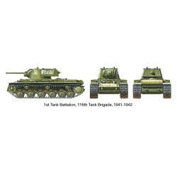 TAMIYA 1/35 RUSSIAN HEAVY TANK KV-1 1941 mod. EARLY PRODUCTION (35372)