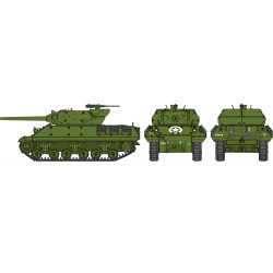 TAMIYA 1/35 AMERICKÝ STÍHAČ TANKŮ M10 (35350)