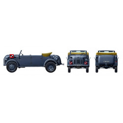 TAMIYA 1/48 NĚMECKÝ STEYR TYP 1500A KOMMANDEURWAGEN 32553