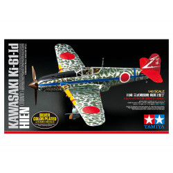 TAMIYA 1/48 KAWASAKI Ki-61Id HIEN (TONY) STŘÍBRNÉ BARVY S OBTISKY (25424)