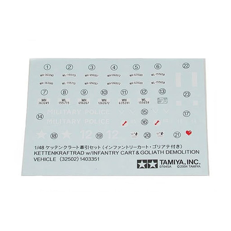 TAMIYA 1/48 KETTENKRAD (32502)