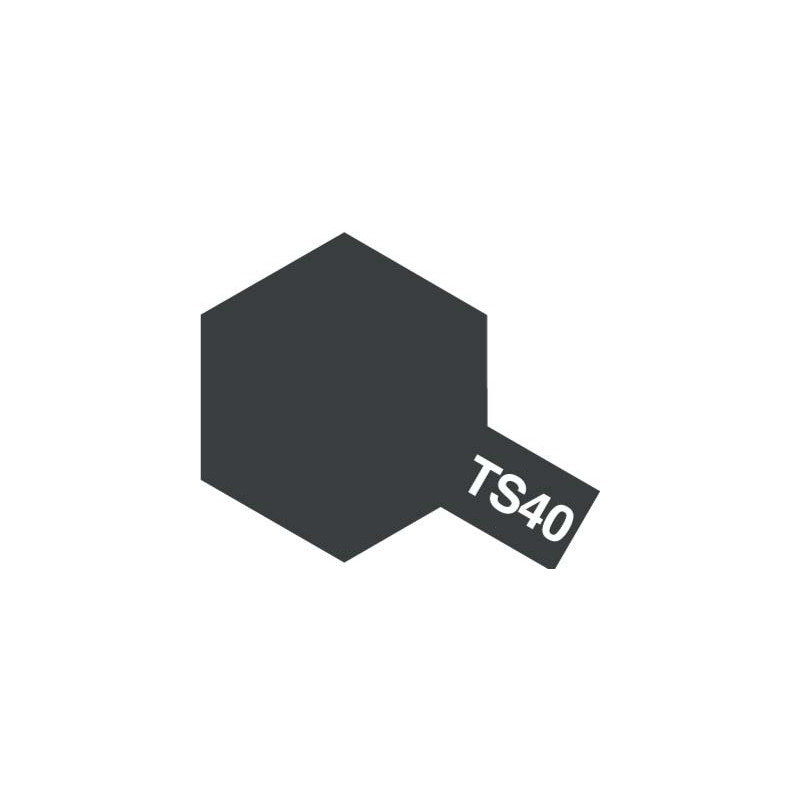 TAMIYA PAINT TS- 40 METALLIC BLACK (85040)