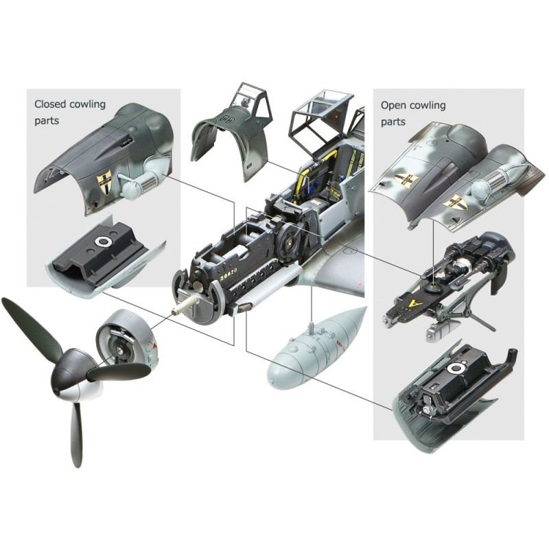 TAMIYA 1/48 MESSERSCHMIT Bf109 G-6 61117