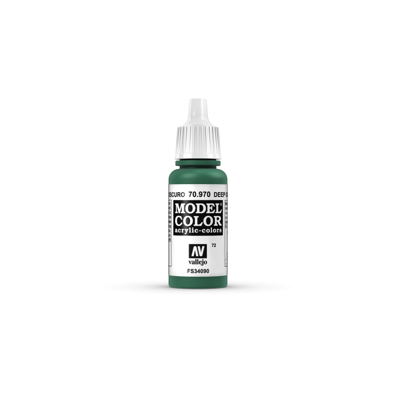 VALLEJO 072 MODEL COLOR DEEP GREEN 17 ml (70970)