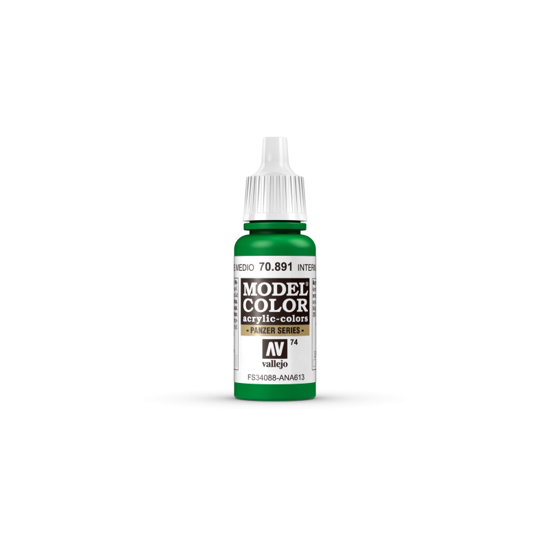 VALLEJO 074 MODEL COLOR INTERMEDIATE     GREEN 17 ml (70891)