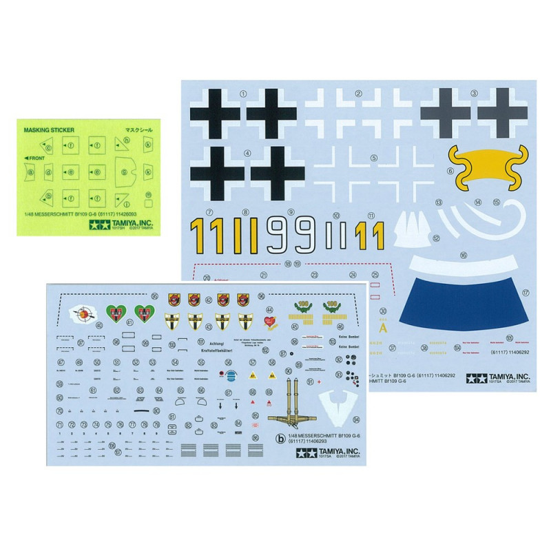 TAMIYA 1/48 MESSERSCHMIT Bf109 G-6 61117