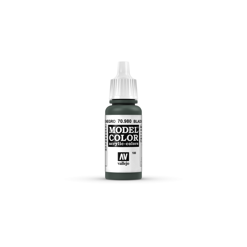 VALLEJO 100 MODEL COLOR BLAK GREEN 17 ml (70980)