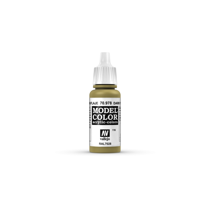 VALLEJO 116 MODEL COLOR DARK YELLOW 17   ml (70978)