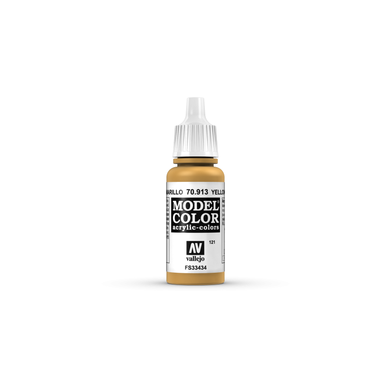 VALLEJO 121 MODEL COLOR YELLOW OCHRE 17  ml (70913)