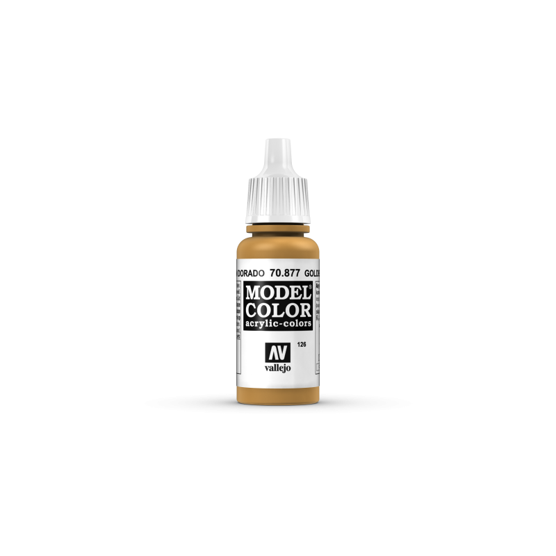 VALLEJO 126 MODEL COLOR GOLD BROWN 17 ml (70877)