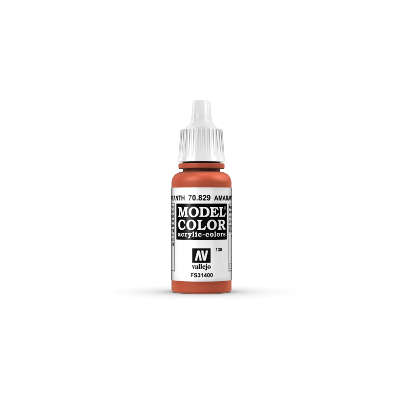 VALLEJO 130 MODEL COLOR AMARANTH RED 17  ml (70829)