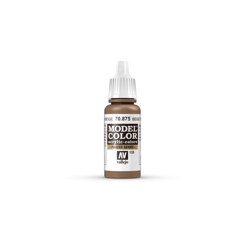 VALLEJO 135 MODEL COLOR BEIGE BROWN 17   ml (70875)