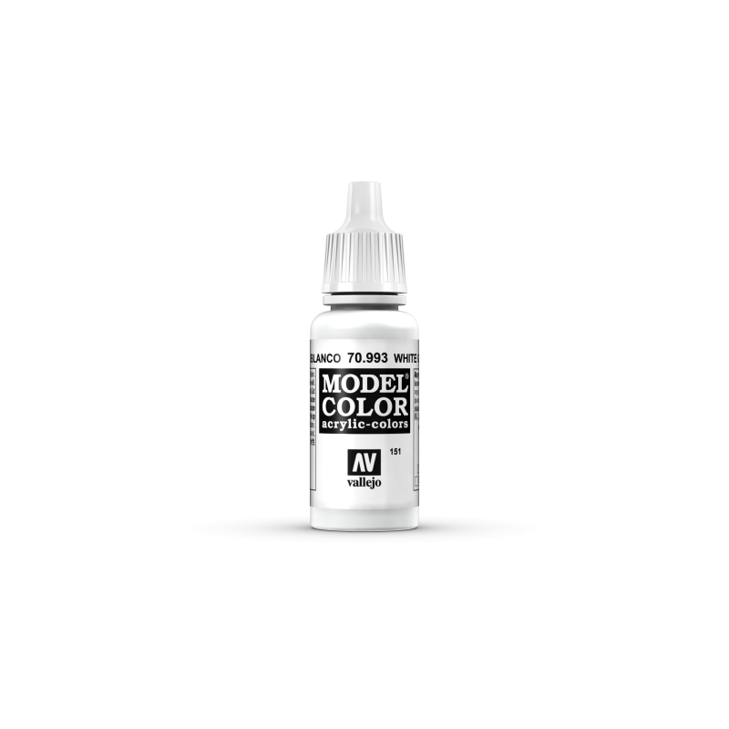 VALLEJO 151 MODEL COLOR WHITE GREY 17 ml (70993)