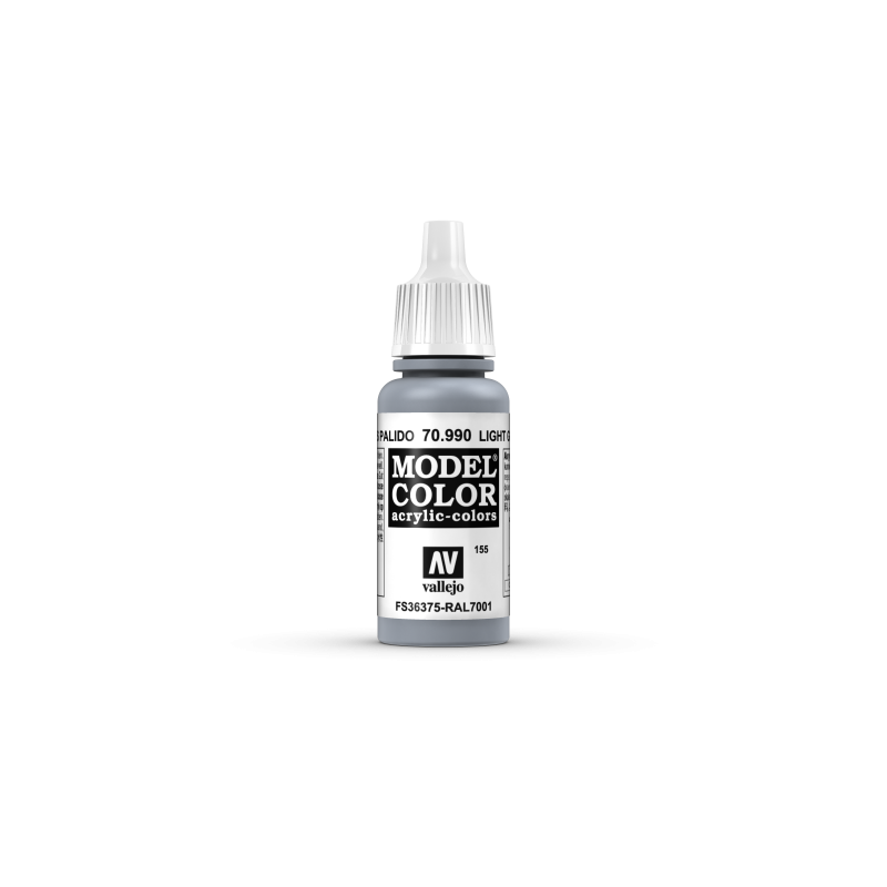 VALLEJO 155 MODEL COLOR LIGHT GREY 17 ml (70990)