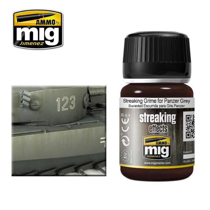 AMMO MIG 1202 STREAKING GRIME FOR PANZER GREY 35 ml