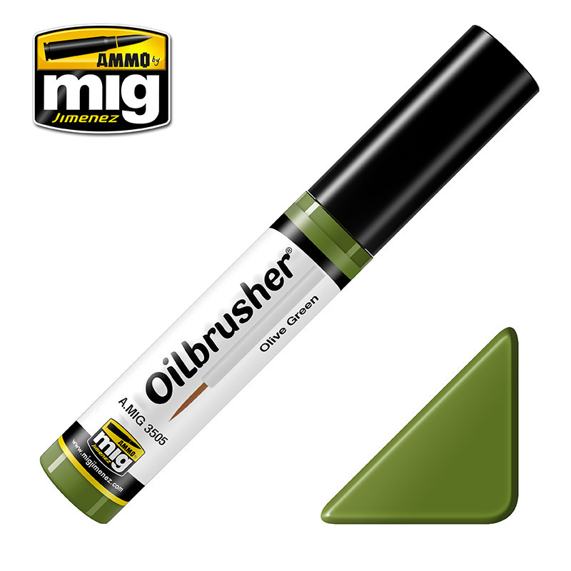 AMMO MIG 3505 OILBRUSHER OLIVE GREEN