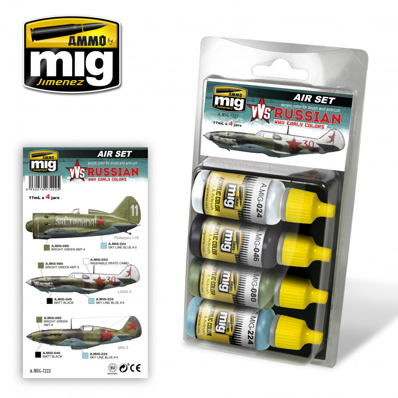 AMMO MIG 7222 RUSSIAN EARLY AIRCRAFT WWII