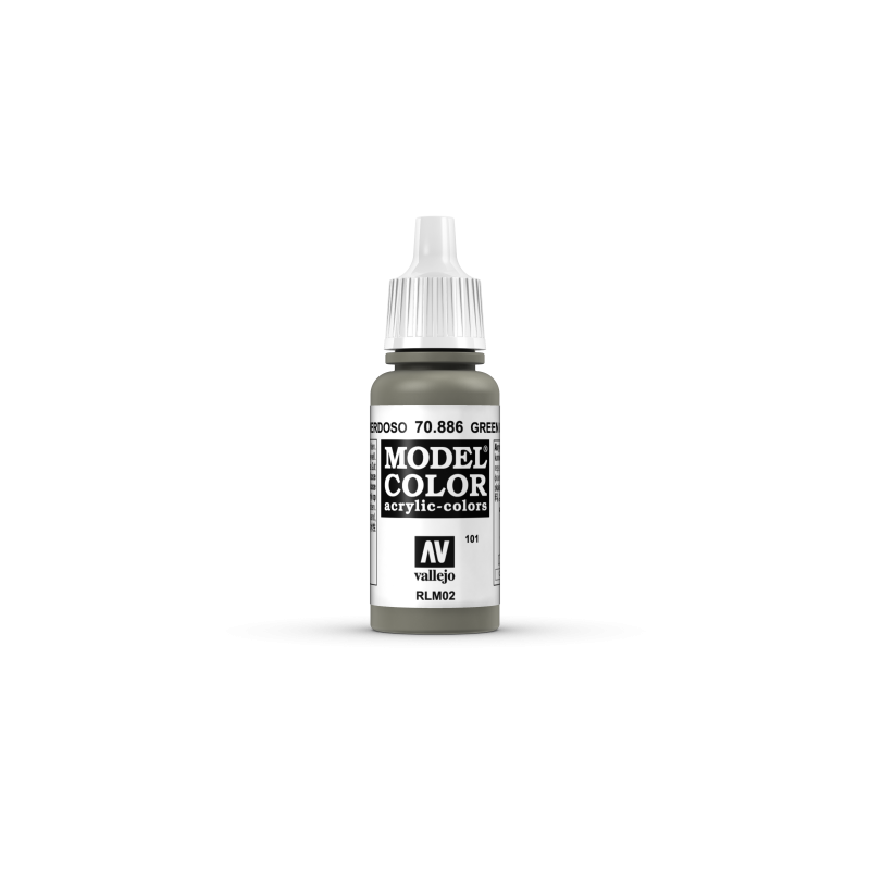 VALLEJO 101 MODEL COLOR GREEN GREY 17 ml (70886)