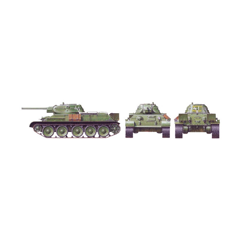 TAMIYA 1/48 RUSSIAN TANK T-34/76 MODEL   1941 CAST TURRET (32515)