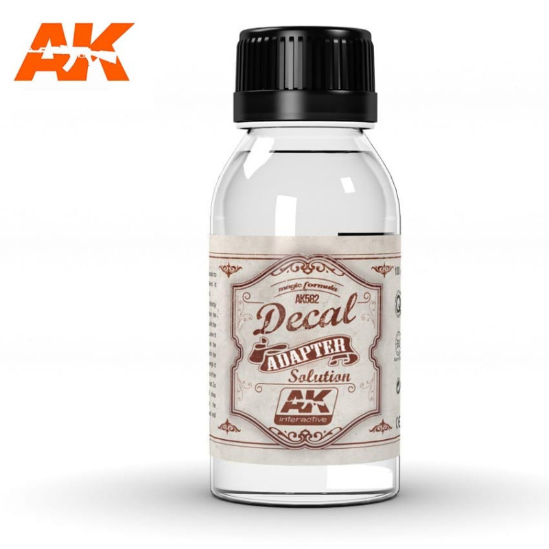 AK  582 DECAL ADAPTER SOLUTION 100ml