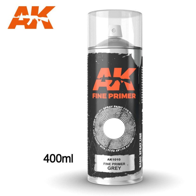 AK 1010 FINE PRIMER GREY SPRAY 400ml