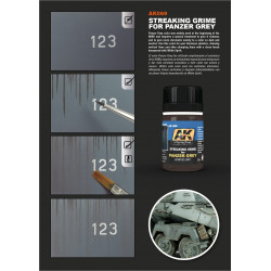 AK  069 STREAKING GRIME FOR PANZER GREY 35ml