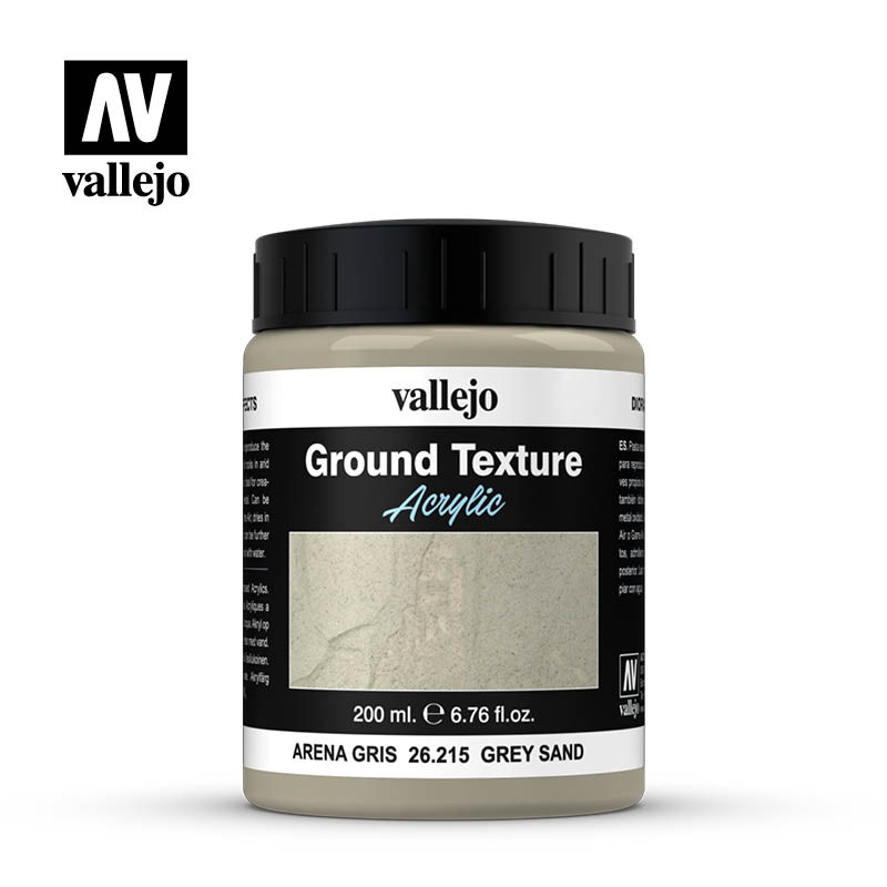 VALLEJO 26215 GROUND TEXTURE 200 ml GREY SAND