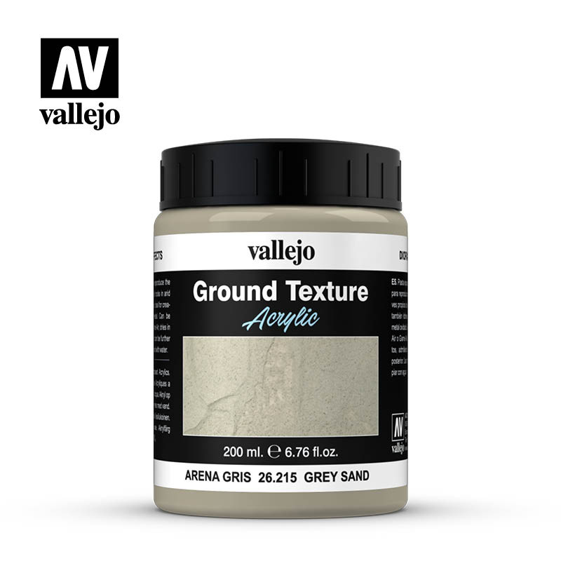 VALLEJO 26215 GROUND TEXTURE 200ml GREY SAND