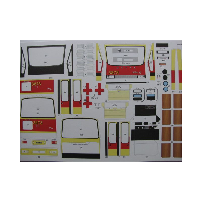 MODELIK AUTOBUS JELCZ-BERLIET PR-100 (12/07)