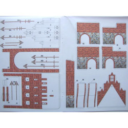 MODELIK BUDYNEK BRAMA WOLIŃSKA W GOLENIOWIE (5/03)