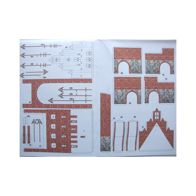 MODELIK BUDYNEK BRAMA WOLIŃSKA W GOLENIOWIE (5/03)