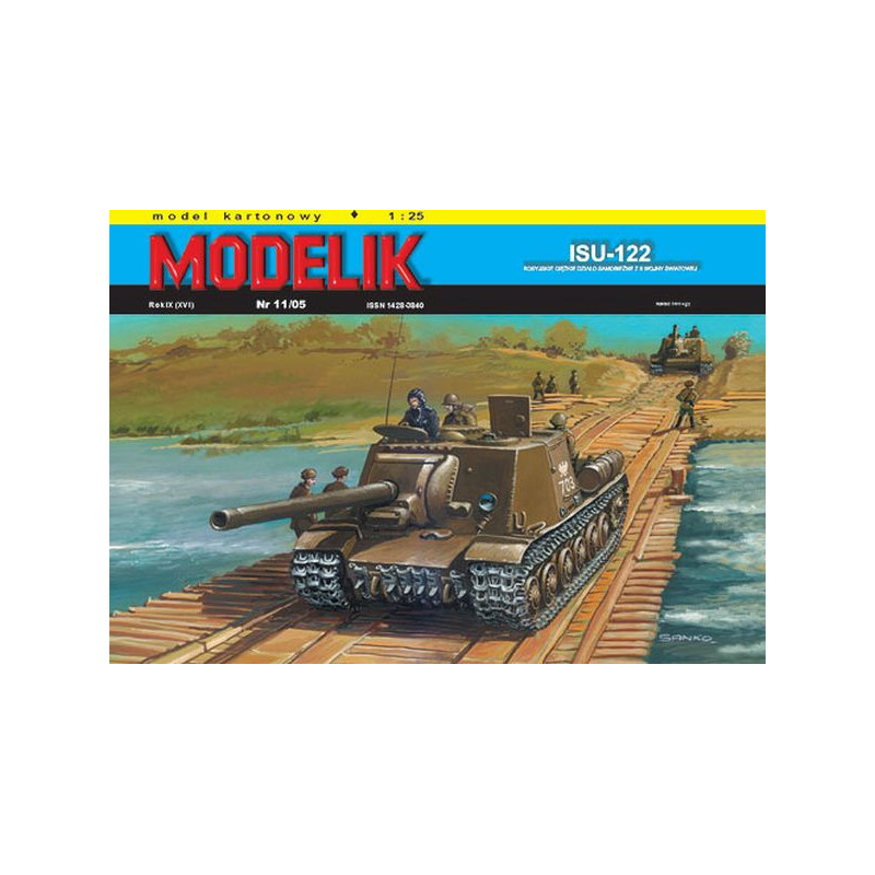 MODELIK ISU-122 (11/05) samohybné dělo