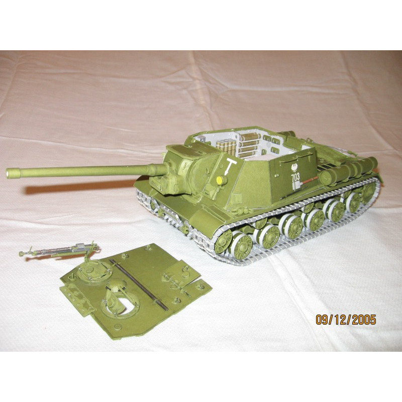 MODELIK ISU-152 (12/05) samohybné dělo