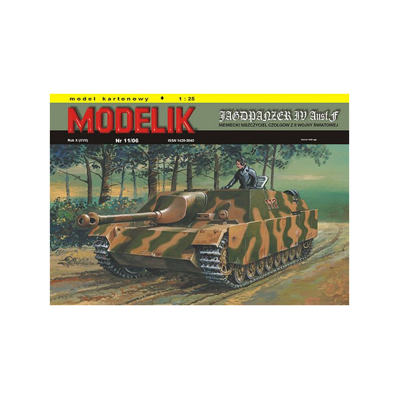 MODELIK CZOŁG JAGDPANZER IV Ausf.F (11/06)