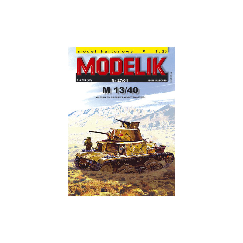 MODELIK TANK M 13/40 (27/04)
