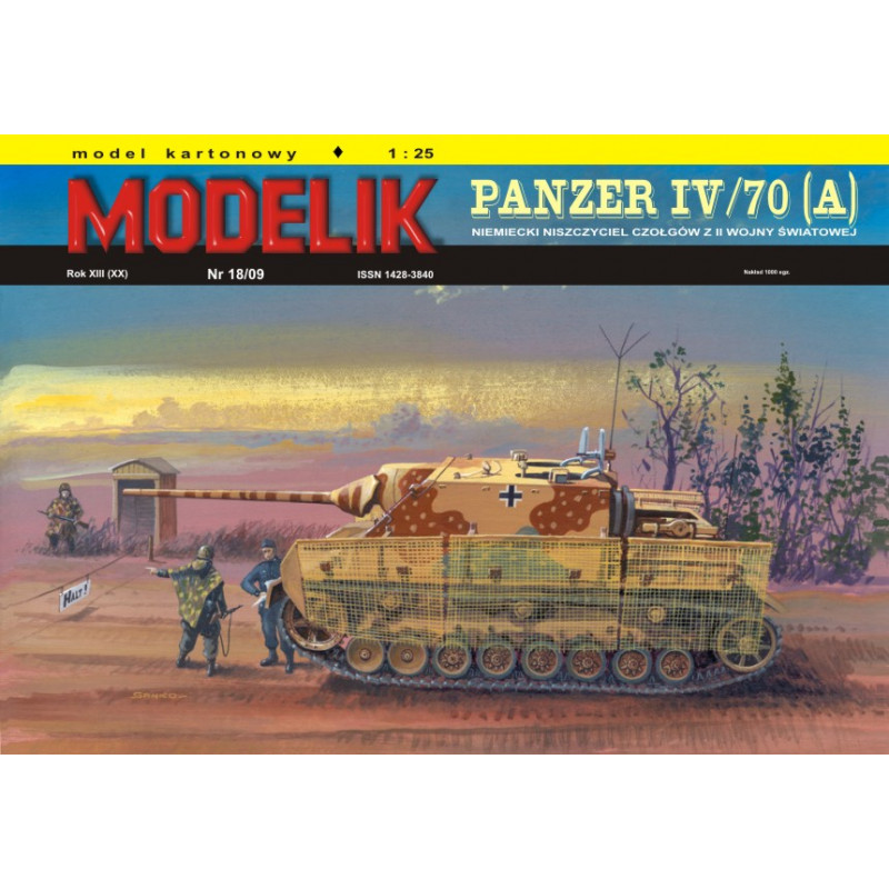 MODELIK TANK PANZER IV/70 (A) (18/09)