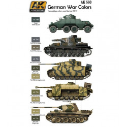 AK 560 NĚMECKÉ VÁLEČNÉ BARVY 1937 - 1945
