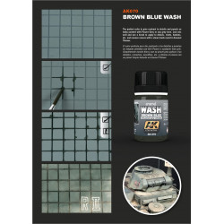 AK  070 WASH FOR PANZER GREY 35ml
